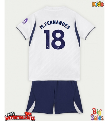 Tottenham Hotspur Mateus Fernandes #18 Replica Home Stadium Kit for Kids 2026-27 Short Sleeve (+ pants)